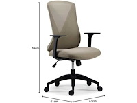 Ergonomische bureaustoel voor thuis - afbeelding 3 van  7