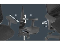 Ergonomische bureaustoel - afbeelding 5 van  5