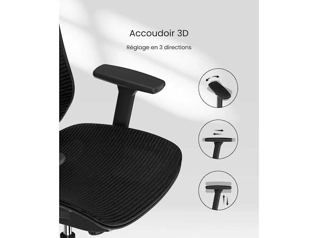 Ergonomische bureaustoel - afbeelding 3 van  7
