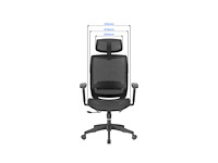 Ergonomische bureaustoel - afbeelding 5 van  7