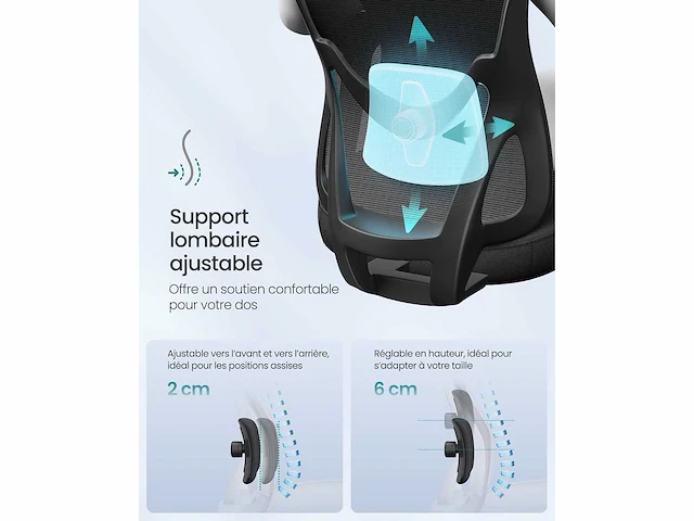 Ergonomische bureaustoel - afbeelding 4 van  6