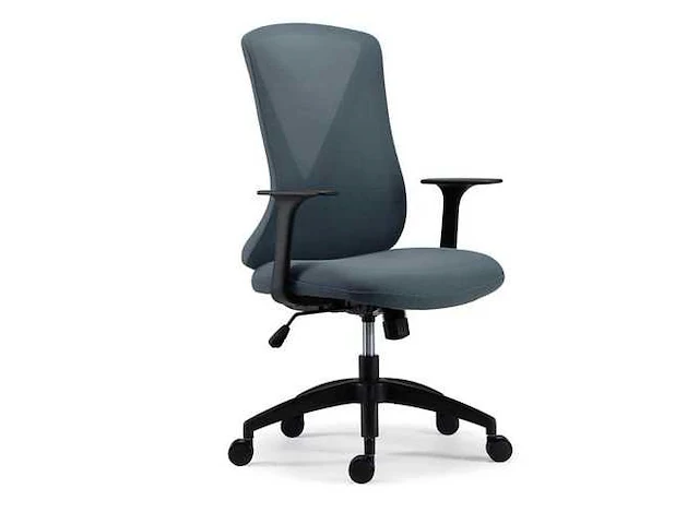 Ergonomische draaibare bureaustoel - zwart - afbeelding 1 van  1