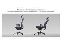 Ergonomische en functionele bureaustoel bs12 pro - afbeelding 4 van  7