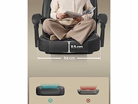 Ergonomische gamingstoel - voetensteun - verstelbare hoofdsteun - lendensteun - afbeelding 1 van  6