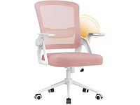Ergonomische rotan bureaustoel, 360° draaibaar - afbeelding 1 van  11