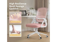 Ergonomische rotan bureaustoel, 360° draaibaar - afbeelding 11 van  11