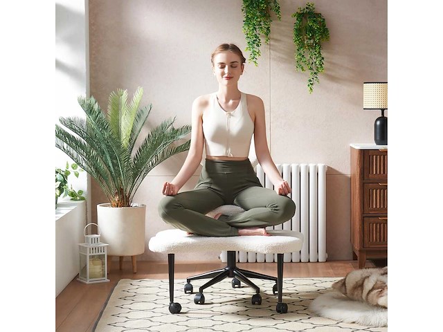 Ergonomische stoel voor adhd, zitting met gekruiste benen, 360° draaibaar - afbeelding 6 van  6