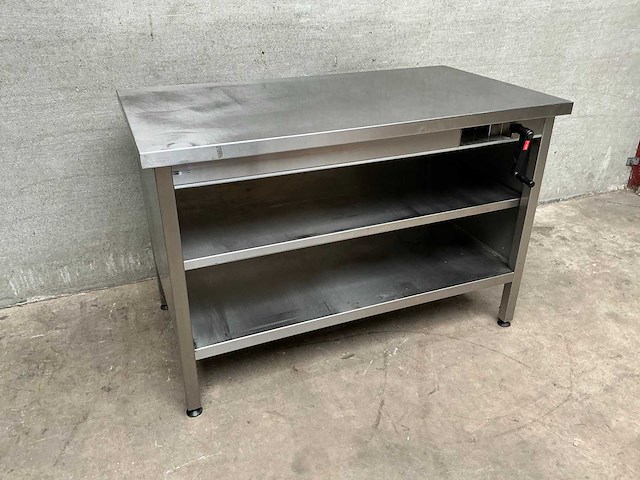 Ergoswiss - in hoogte verstelbare rvs werktafel - afbeelding 1 van  3