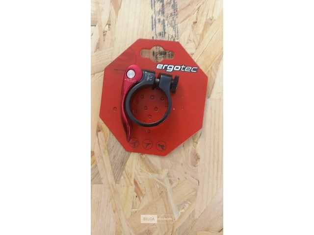Ergotec lichte aluminium zadelpenklem cq-0100 ø 31,8 mm - afbeelding 1 van  1
