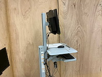 Ergotron mobiel werkstation voor computers (2x) - afbeelding 3 van  15