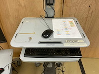 Ergotron mobiel werkstation voor computers (2x) - afbeelding 10 van  15