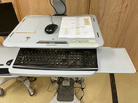 Ergotron mobiel werkstation voor computers (2x) - afbeelding 12 van  15