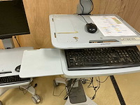 Ergotron mobiel werkstation voor computers (2x) - afbeelding 13 van  15