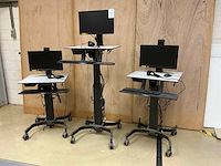 Ergotron mobiel werkstation voor computers (3x) - afbeelding 1 van  20