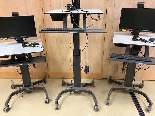 Ergotron mobiel werkstation voor computers (3x) - afbeelding 15 van  20