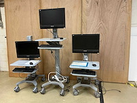 Ergotron mobiel werkstation voor computers (3x) - afbeelding 1 van  13