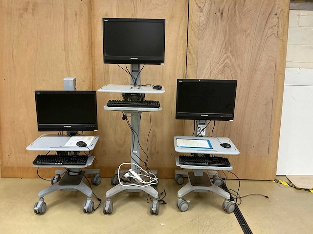 Ergotron mobiel werkstation voor computers (3x) - afbeelding 6 van  13