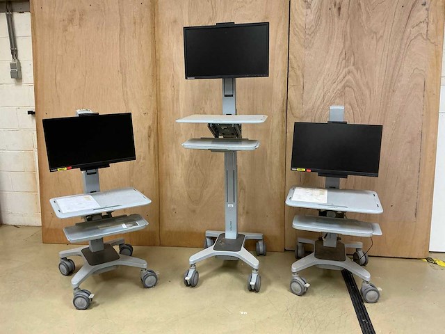 Ergotron mobiel werkstation voor computers (3x) - afbeelding 1 van  14