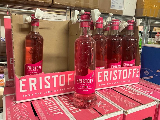 Eristoff vodka likeur roze (60x) - afbeelding 1 van  1