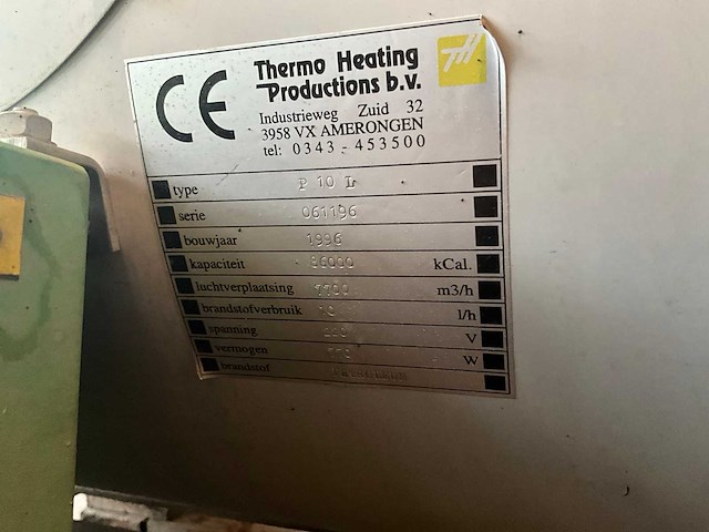 Ermaf thermo heating p 10 i gasbrander - afbeelding 7 van  9