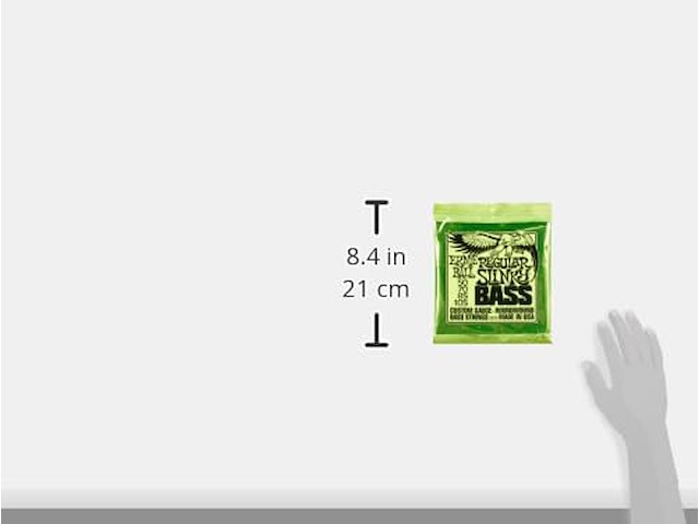 Ernie ball regular slinky nickel wound elektrische basgitaarsnaren - afbeelding 2 van  3