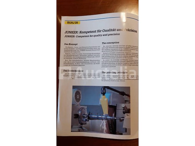 Erwin junker buaj 28 / 1000 cilindrische slijpmachine/ rondslijpmachine - afbeelding 15 van  26