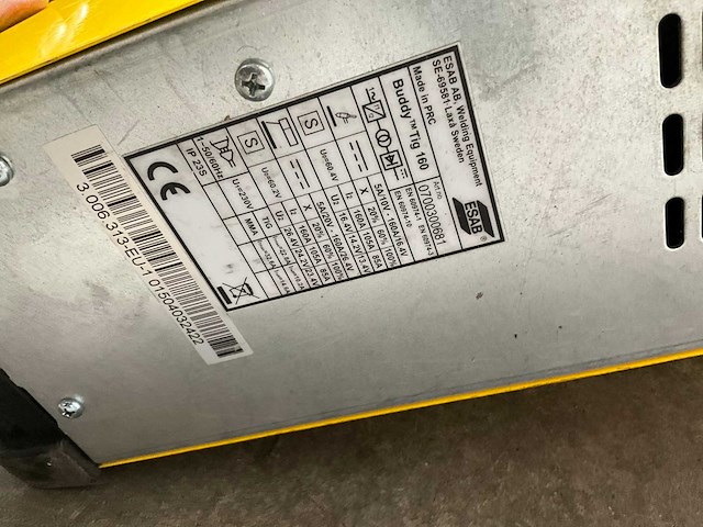 Esab buddy tig 160 lasapparaat - afbeelding 7 van  9