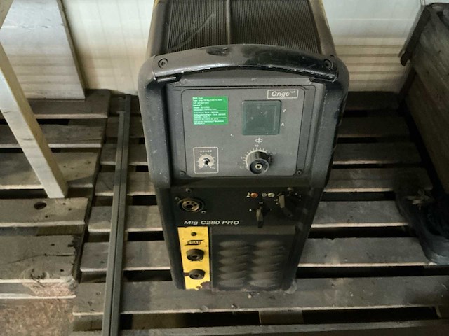 Esab mig c280 pro 4wd mig lasapparaat - afbeelding 3 van  6