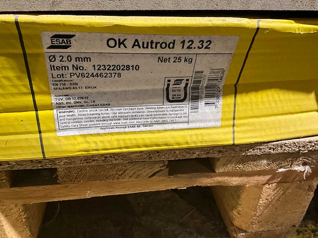 Esab ok autorod 12.32 lasbobijnen (9x) - afbeelding 5 van  5