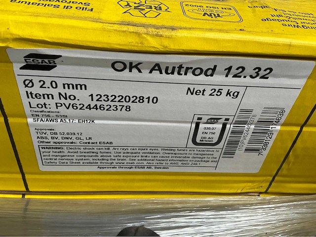 Esab ok autrod 12.32 lasdraad (30x) - afbeelding 4 van  4