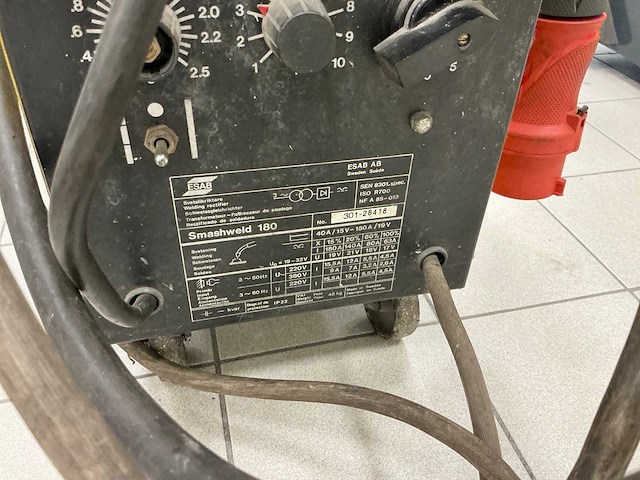 Esab smashweld 180 lasapparaat - afbeelding 3 van  3