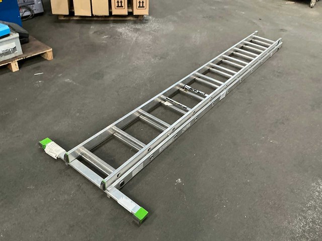 Escabo istr!x 2x11 r schuifladder 2 delig - afbeelding 1 van  5