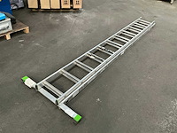 Escabo istr!x 2x11 r schuifladder 2 delig - afbeelding 1 van  5