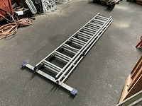 Escalo stabilo ii 3x9 schuifladder 3 delig - afbeelding 1 van  6