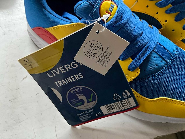 Esmara limited lidl fan collectie sneakers diverse maten (8x) - afbeelding 9 van  10