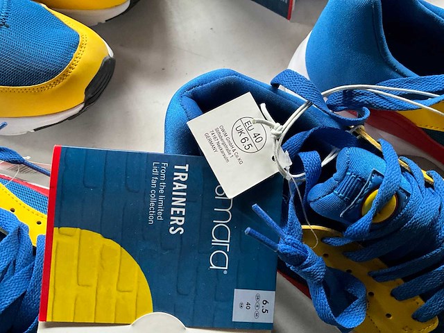 Esmara limited lidl fan collectie sneakers diverse maten (8x) - afbeelding 10 van  10