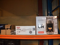 Espresso koffiemachine rombouts xpress oh, spit grill grillguru, 3 vogel voederbakjes