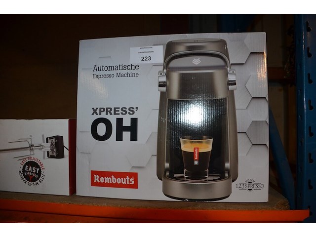 Espresso koffiemachine rombouts xpress oh, spit grill grillguru, 3 vogel voederbakjes - afbeelding 6 van  11