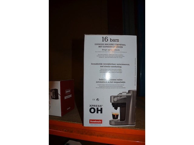 Espresso koffiemachine rombouts xpress oh, spit grill grillguru, 3 vogel voederbakjes - afbeelding 8 van  11