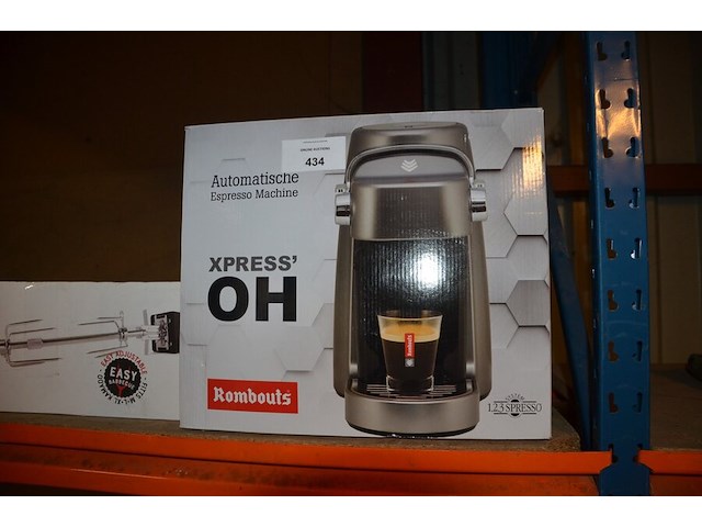 Espresso machine rombouts, rotisserie grillguru, voederkooi 3x - afbeelding 2 van  9
