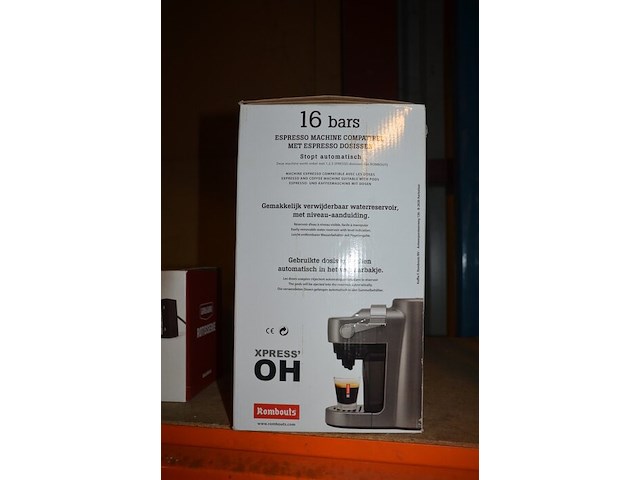 Espresso machine rombouts, rotisserie grillguru, voederkooi 3x - afbeelding 3 van  9