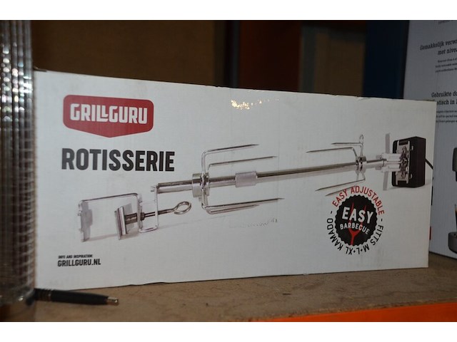 Espresso machine rombouts, rotisserie grillguru, voederkooi 3x - afbeelding 8 van  9