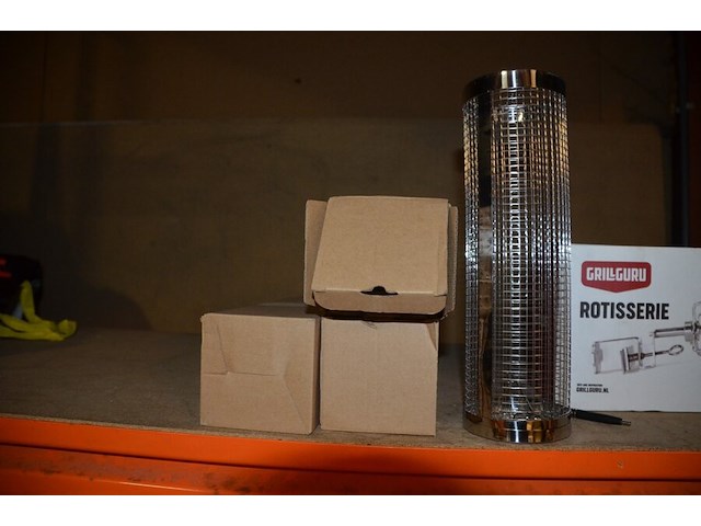 Espresso machine rombouts, rotisserie grillguru, voederkooi 3x - afbeelding 9 van  9