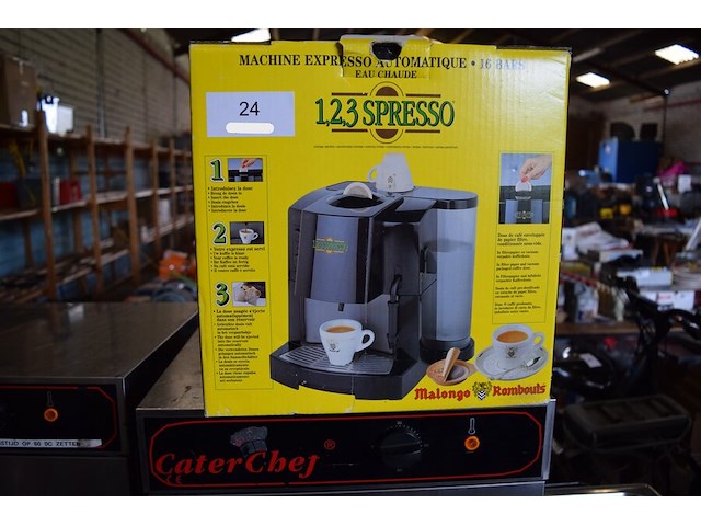 Espresso machine voor rombouts pads 220v - afbeelding 2 van  5