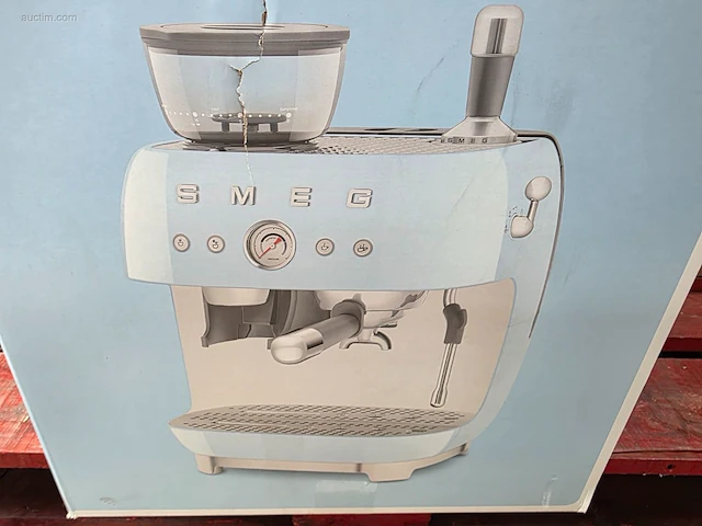 Espressomachine met koffiemolen smeg egf03pgeu - afbeelding 2 van  3