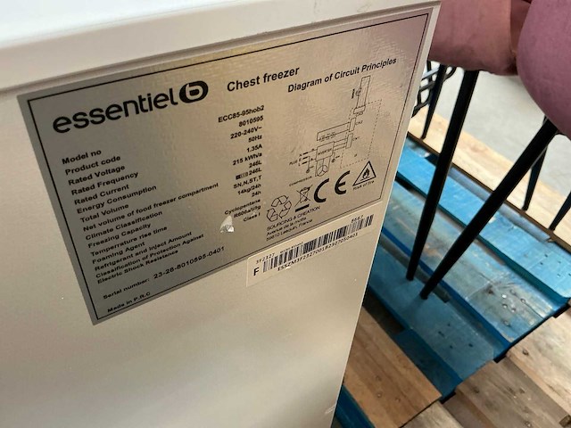 Essentiel ecc85 vrieskist - afbeelding 4 van  4