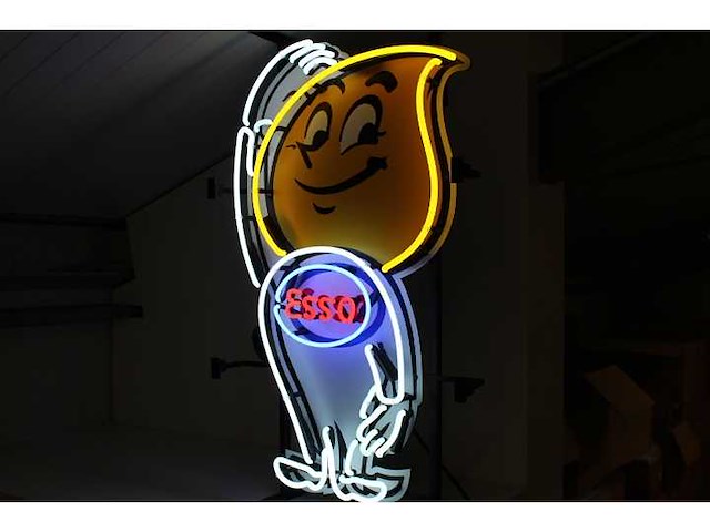 Esso - neon verlichting - afbeelding 3 van  3