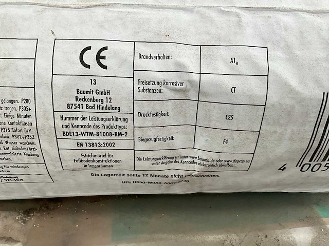 Estrichbeton beton chape grote voorraad droge beton zakken - afbeelding 3 van  5