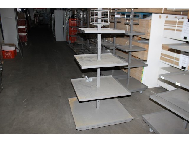 Etagere winkeldisplay verstelbaar6 stuks - afbeelding 9 van  11