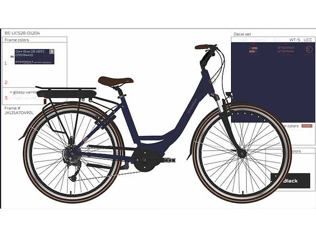 Eterra meddio 28" dark blue - afbeelding 7 van  13